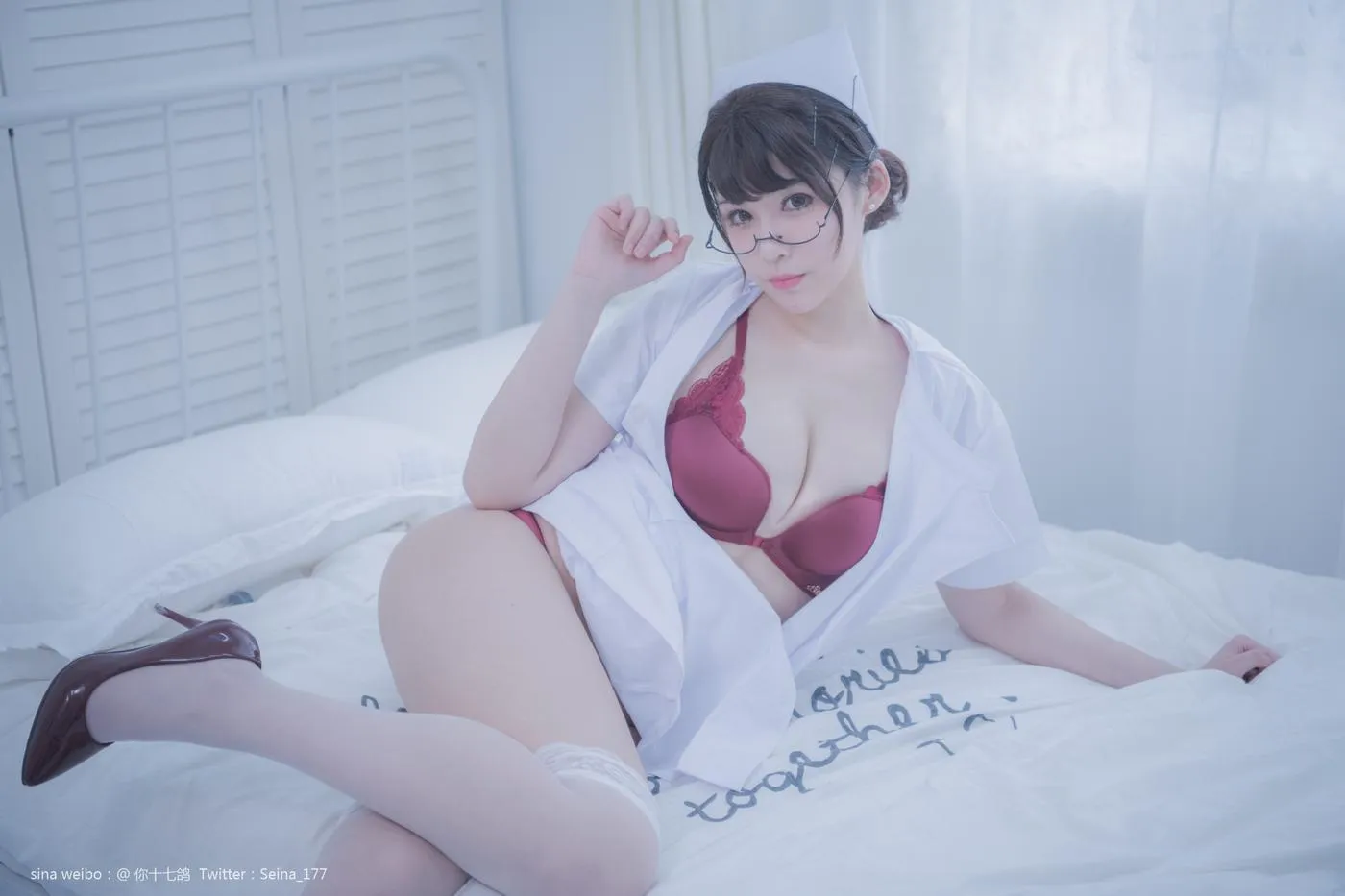 你十七鸽 – NO.03 白色护士-白色护士成片 [51P]插图8
